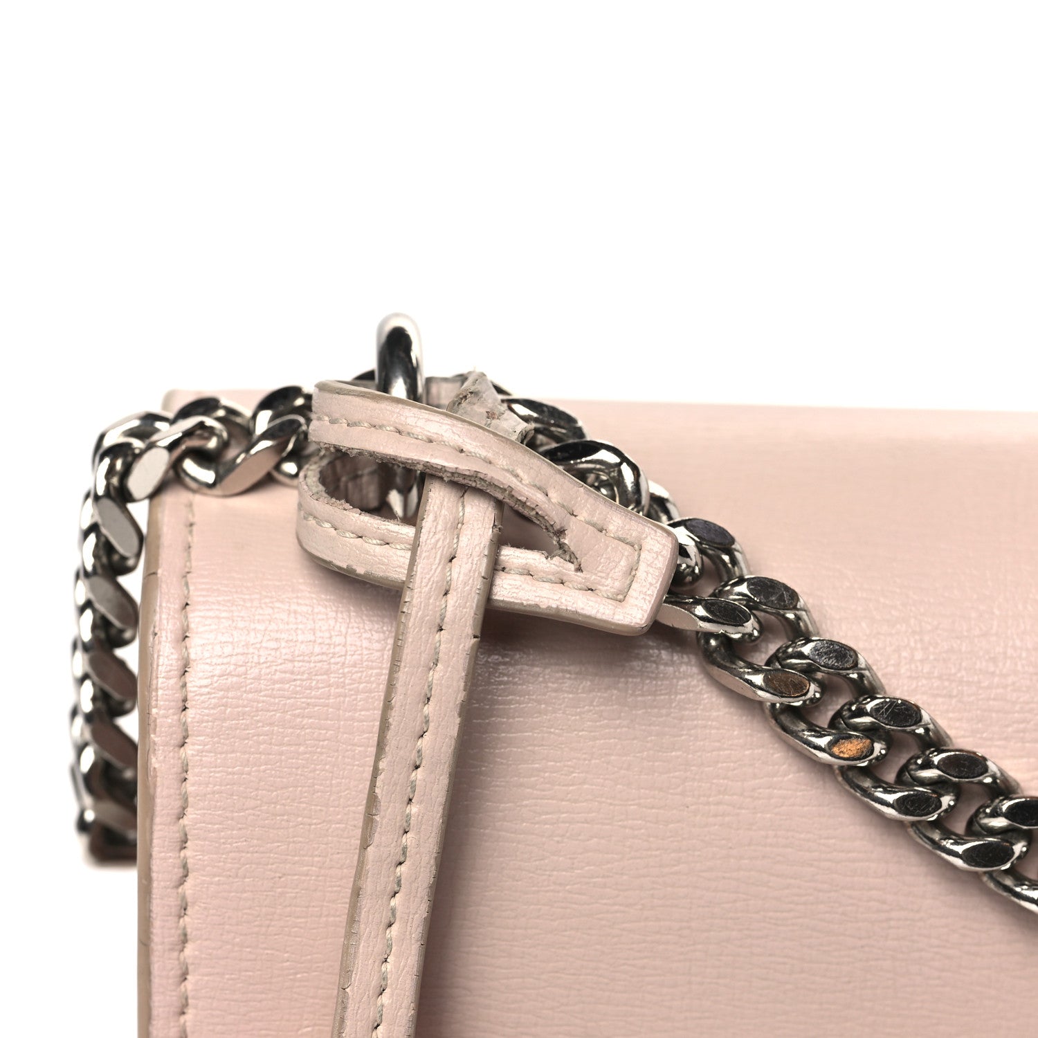 Saint Laurent Calfskin Medium Monogram Sunset Marble Pink 12 of 16