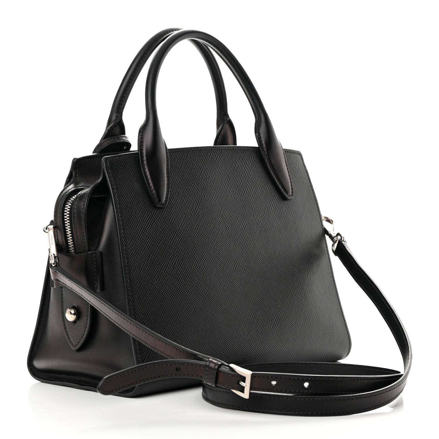 Prada Saffiano Cuir Kristen Black 3 of 20