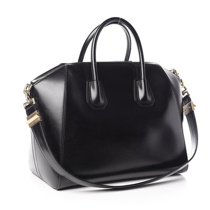 Givenchy Shiny Lord Calfskin Medium Antigona Black 3 of 13