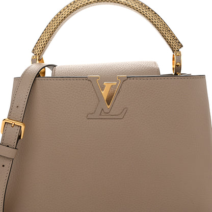 Louis Vuitton Taurillon Ayers Capucines PM Galet 7 of 9