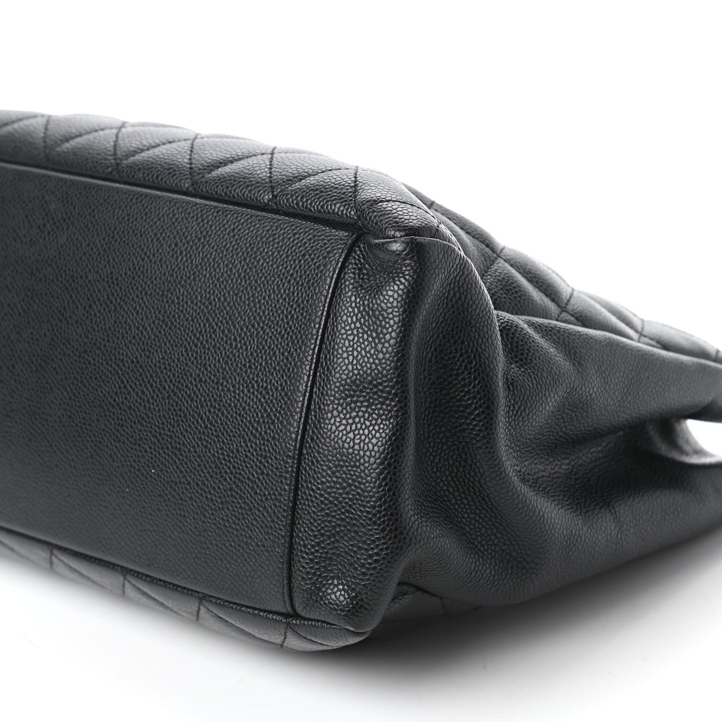 Caviar Quilted Grand Shopping Tote GST Black