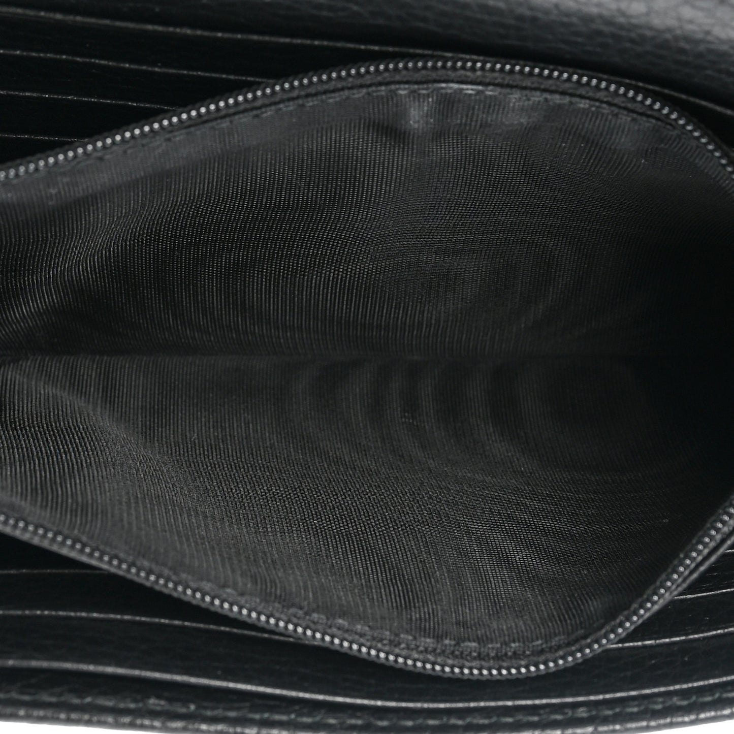 Dollar Calfskin GG Marmont Continental Wallet Black