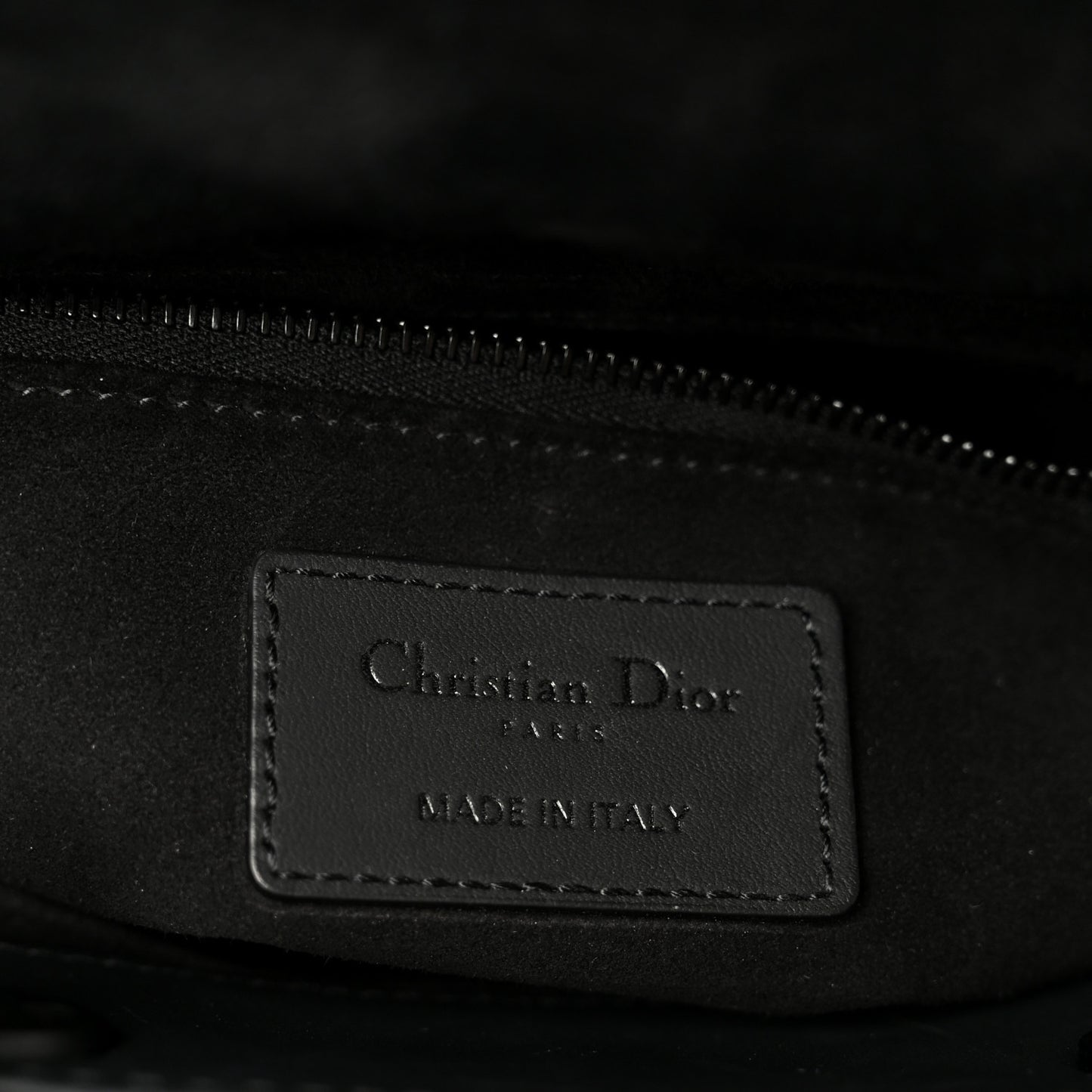 Ultra Matte Calfskin Cannage Small My ABCDior Lady Dior Black