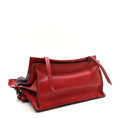 Prada Glace Calf Studded Etiquette Flap Fuoco Astrale 4 of 9