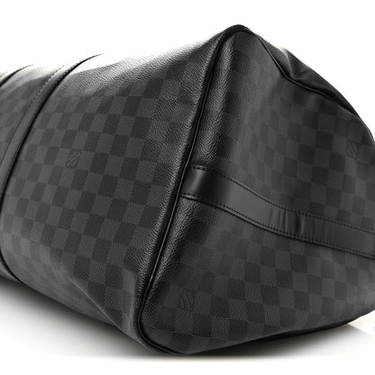 Louis Vuitton Damier Graphite Keepall Bandouliere 55 8 of 8