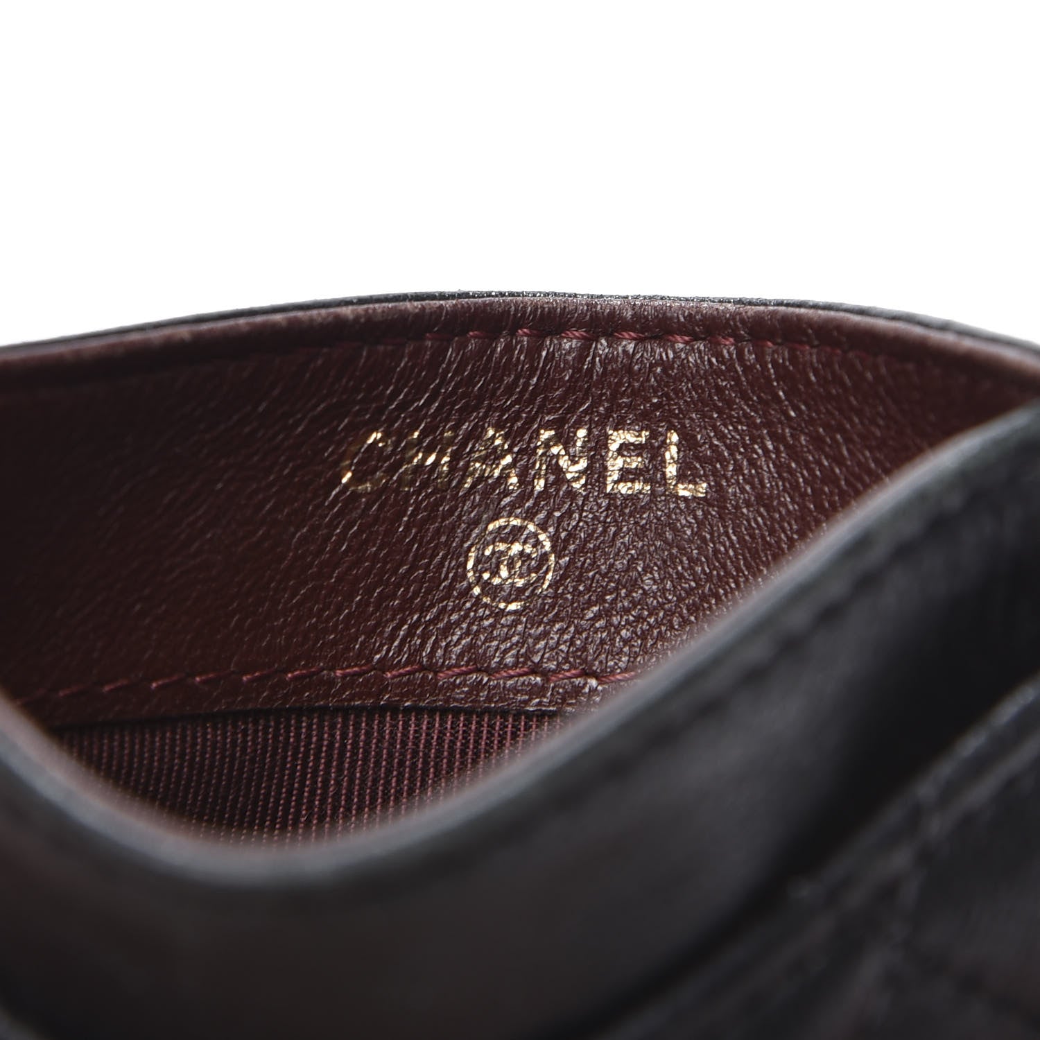 Chanel Lambskin Quilted Card Holder Black 7 of 9