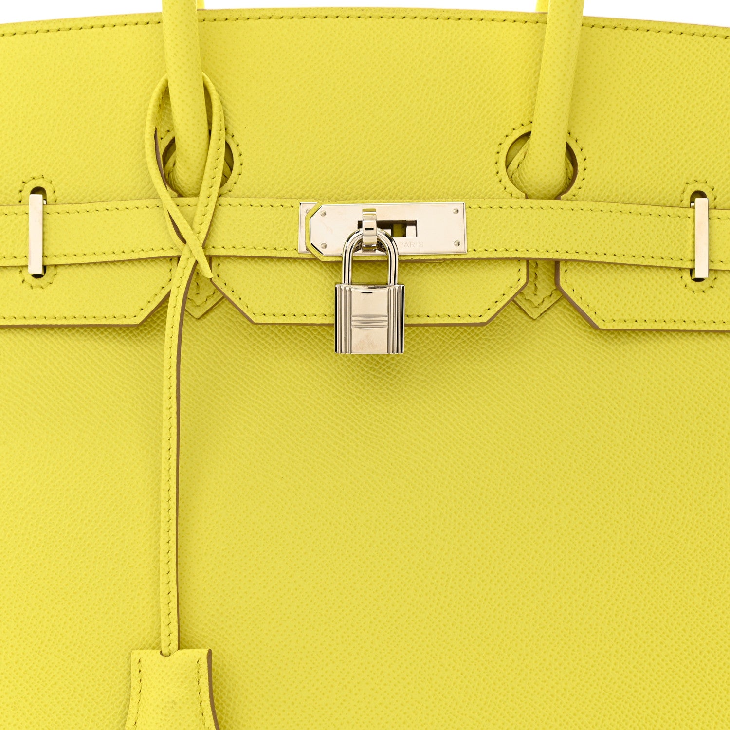 Hermes Epsom Birkin 35 Lime 8 of 10