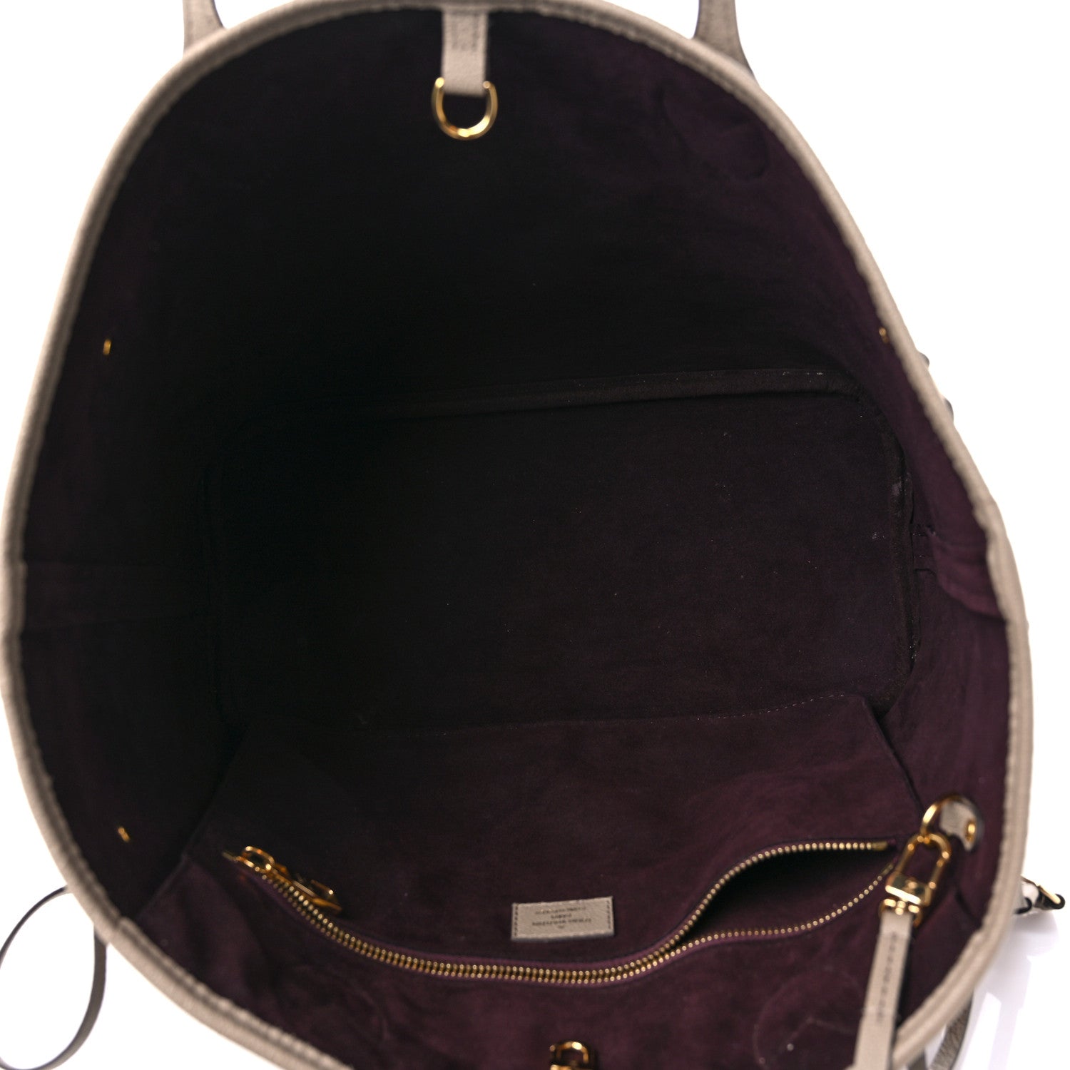 Louis Vuitton Empreinte Monogram Giant Neverfull MM Tourterelle 6 of 15