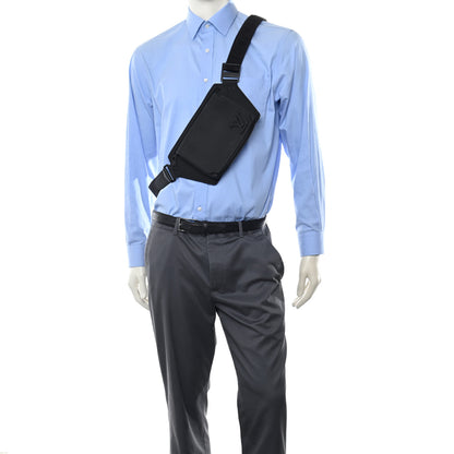 Louis Vuitton Grained Calfskin Aerogram Takeoff Sling Black 2 of 9