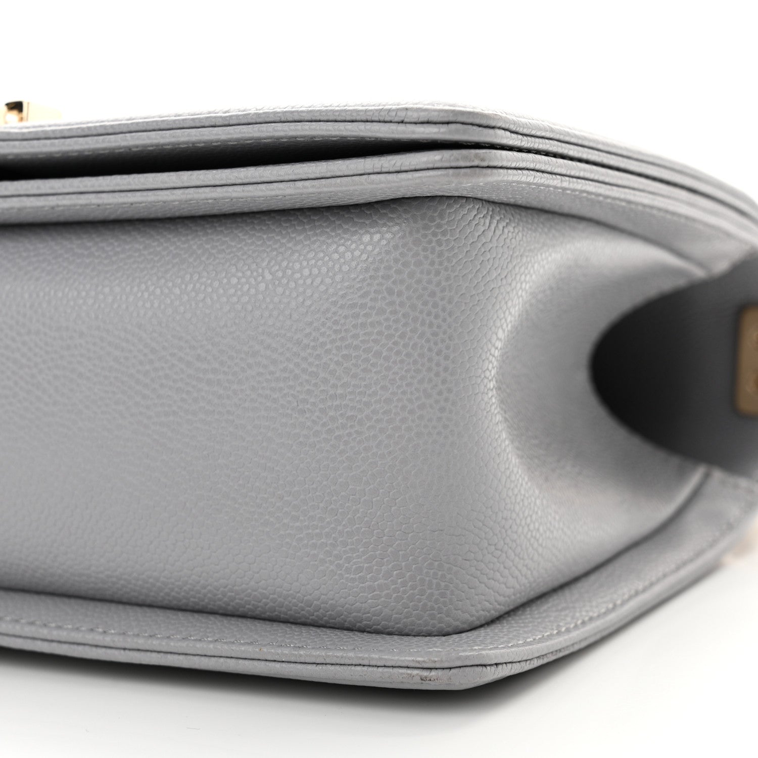 Chanel Caviar Quilted Medium Boy Flap Grey 9 of 9