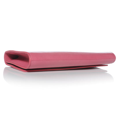 Saint Laurent Leather Medium Belle de Jour Clutch Pink 3 of 6