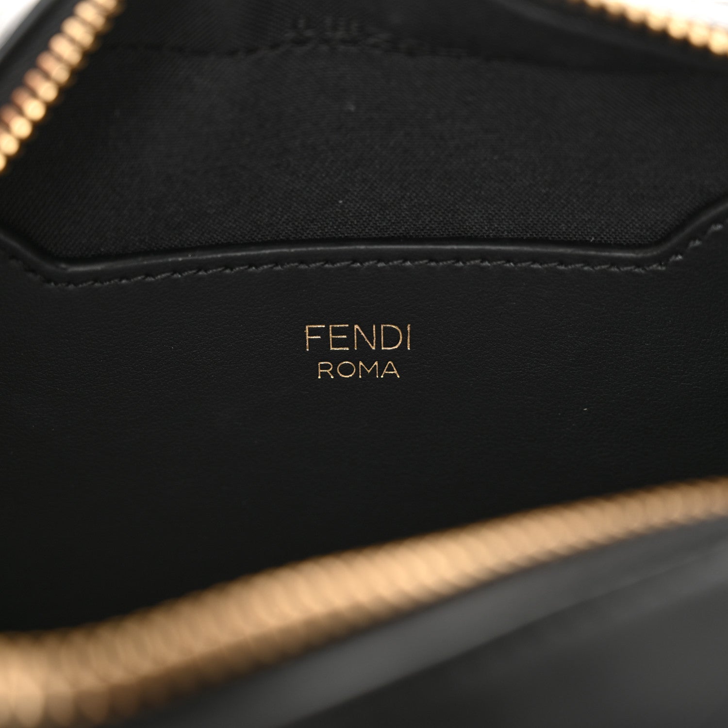 Fendi Vitello Epoque FF Embossed Camera Case Black 6 of 10