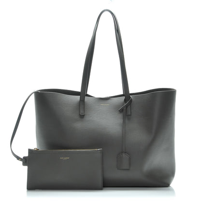 Saint Laurent Calfskin Large Shopping Tote Earth 5 of 9