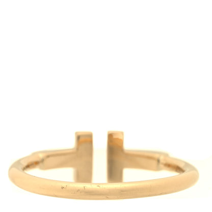 Tiffany 18K Yellow Gold T Wire Ring 53 6.5 3 of 4