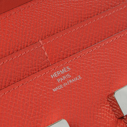 Hermes Epsom Constance Short Wallet Rose Jaipur 6 of 7