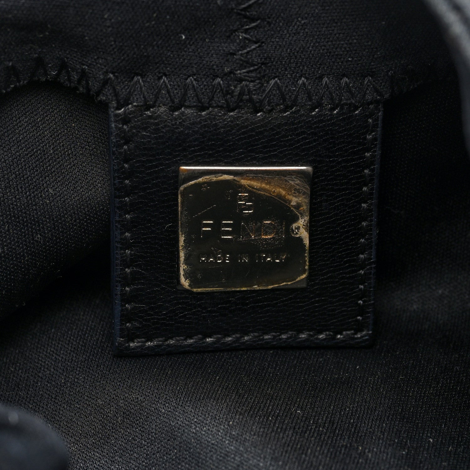 Fendi Neoprene Shoulder Bag Black 10 of 18