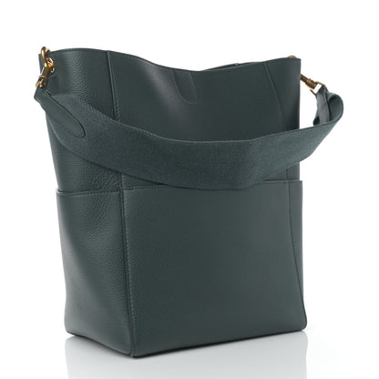 Celine Soft Grained Calfskin Sangle Bucket Bag Amazone 3 of 11