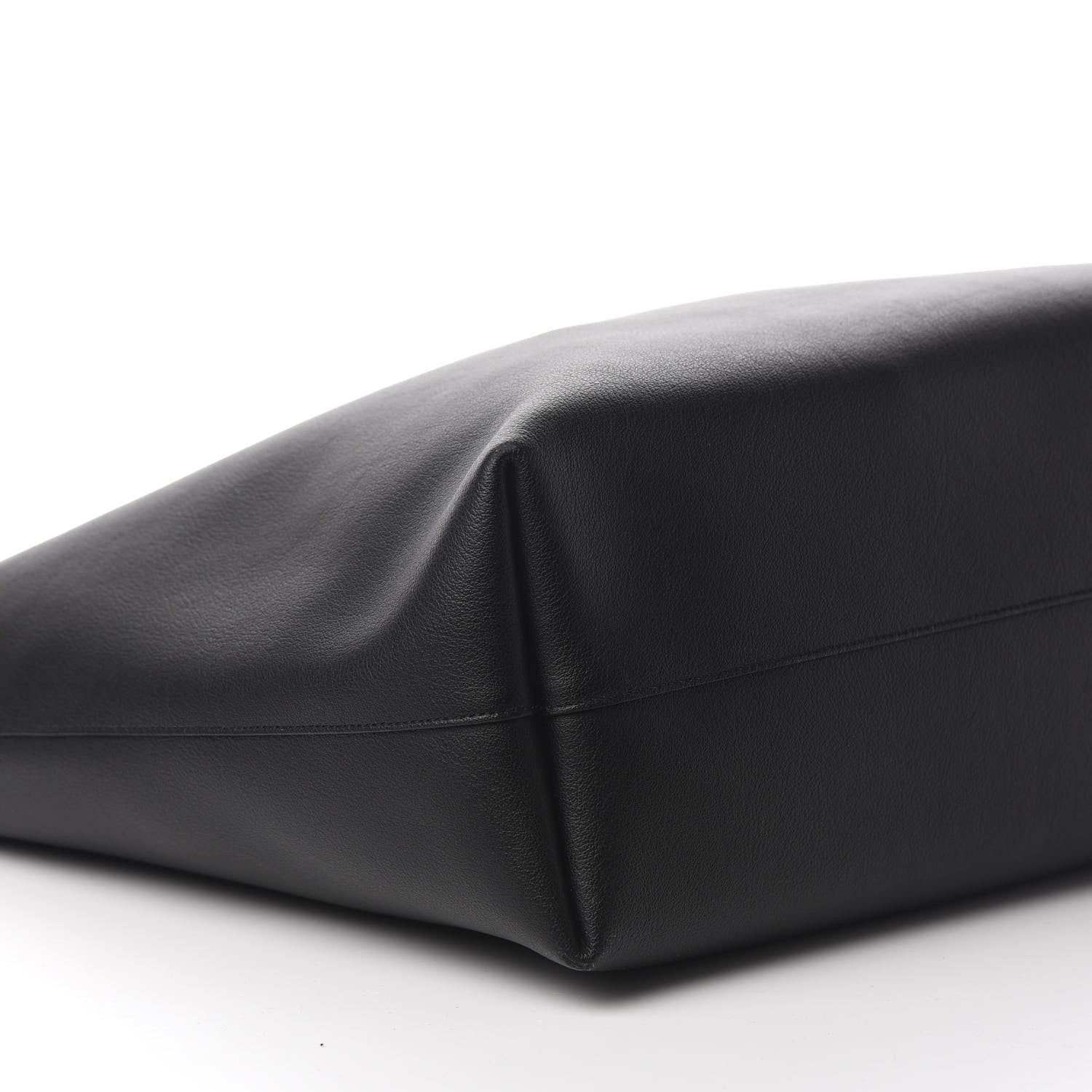 Saint Laurent Calfskin Large Shopping Tote Black 10 of 11