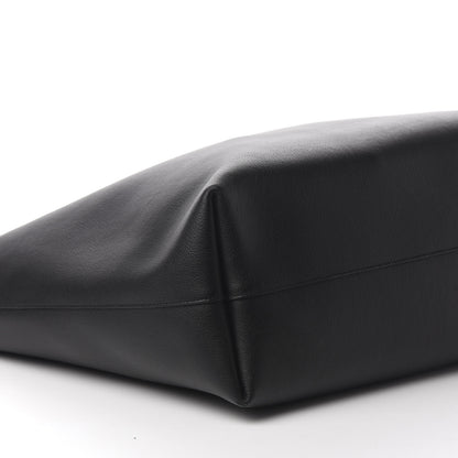 Saint Laurent Calfskin Large Shopping Tote Black 10 of 11