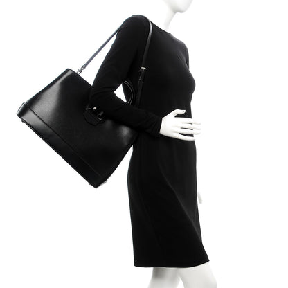 Louis Vuitton Epi Mirabeau GM Black 2 of 8