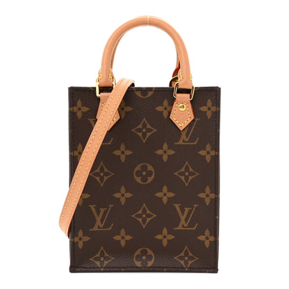 Louis Vuitton Monogram Petit Sac Plat 1 of 9