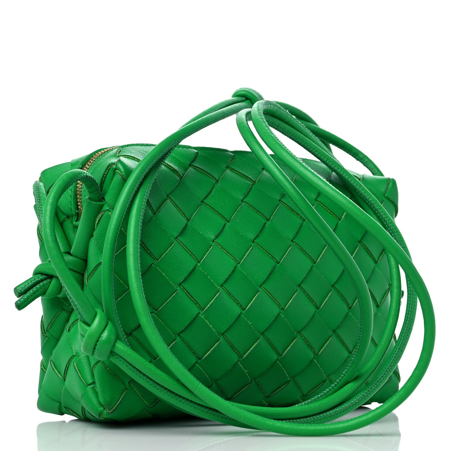 Bottega Veneta Nappa Intrecciato Mini Loop Camera Bag Parakeet 3 of 9
