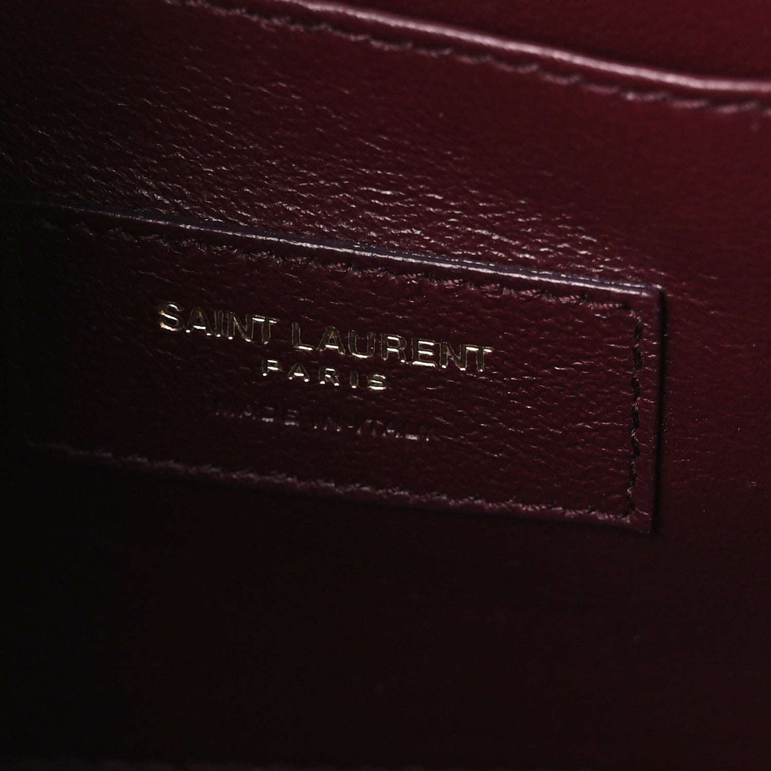 Saint Laurent Patent Nano Sac de Jour Dark Red Wine 6 of 10