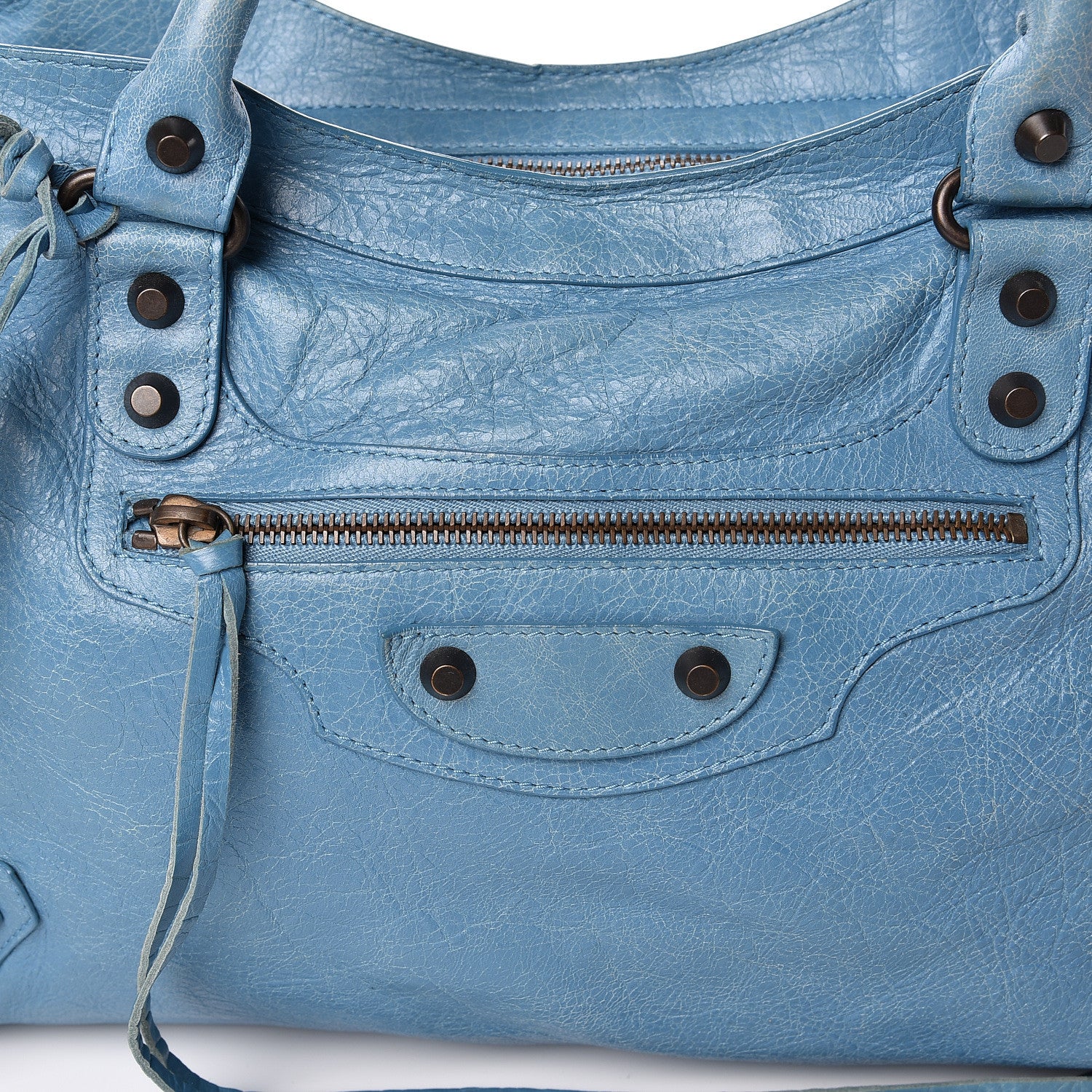 Balenciaga Agneau Classic Hardware City Bleu Indigo 8 of 16
