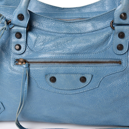 Balenciaga Agneau Classic Hardware City Bleu Indigo 8 of 16