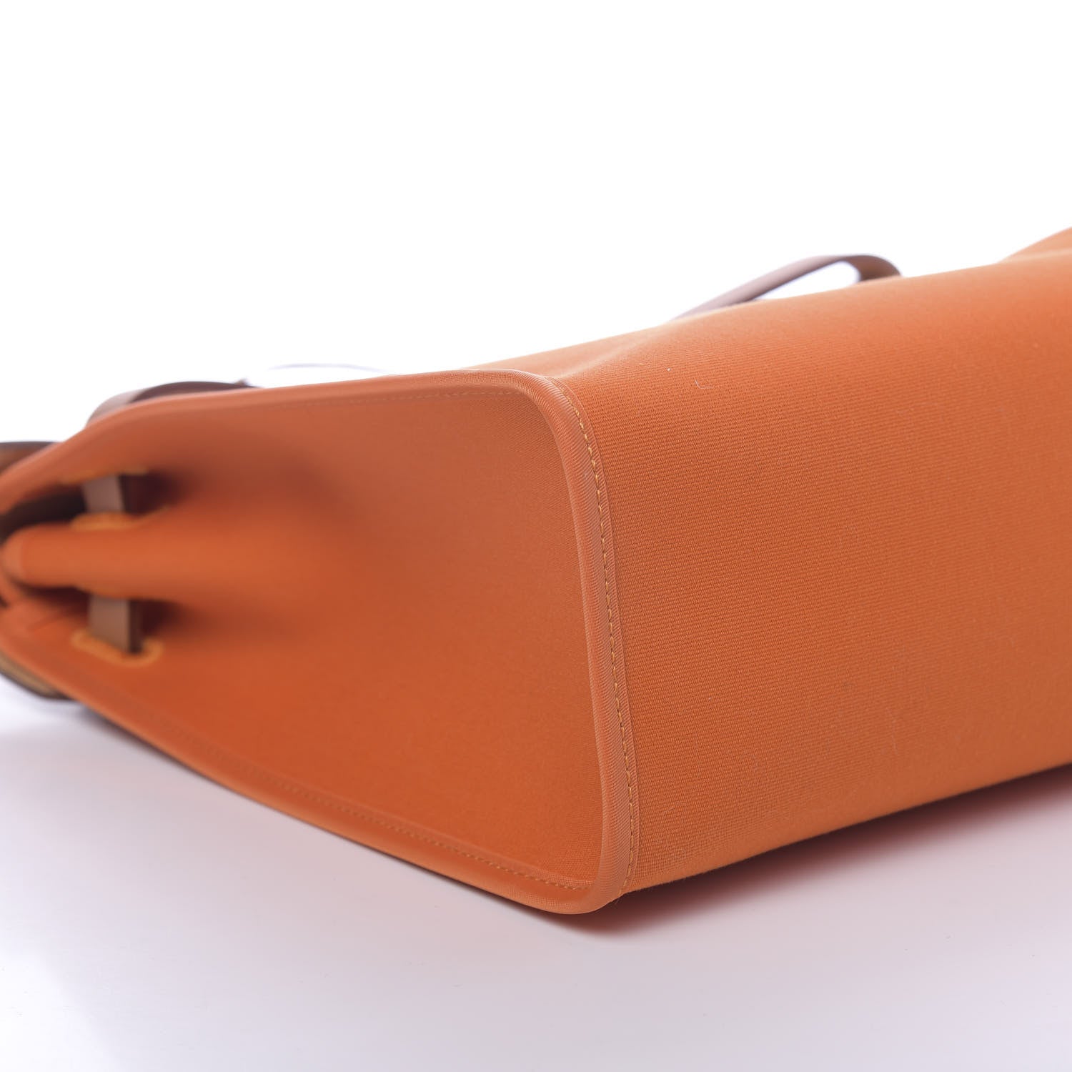 Hermes Vache Hunter Toile Herbag Zip 31 PM Orange 11 of 13