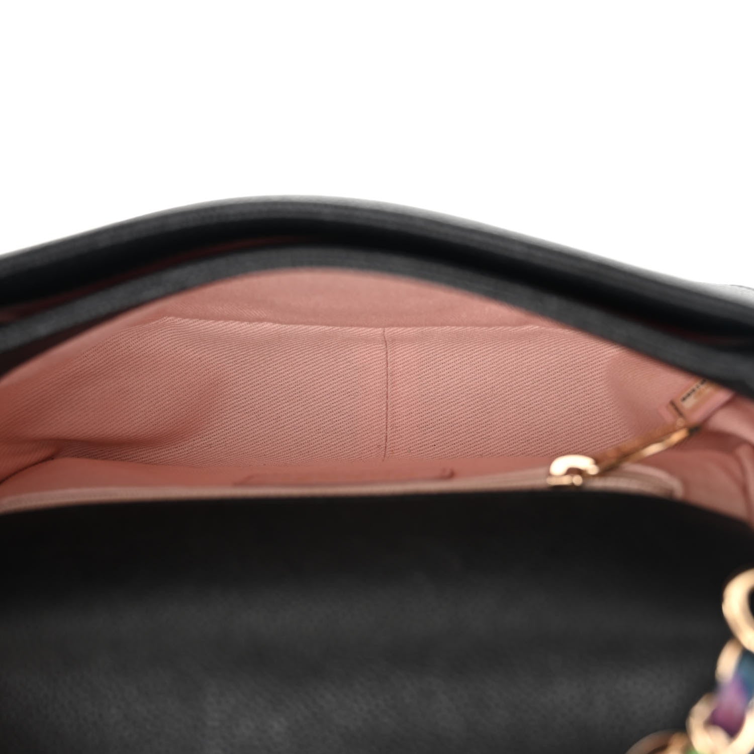 Chanel Grained Calfskin Quilted Small Cuba Top Handle Flap Black 5 of 12