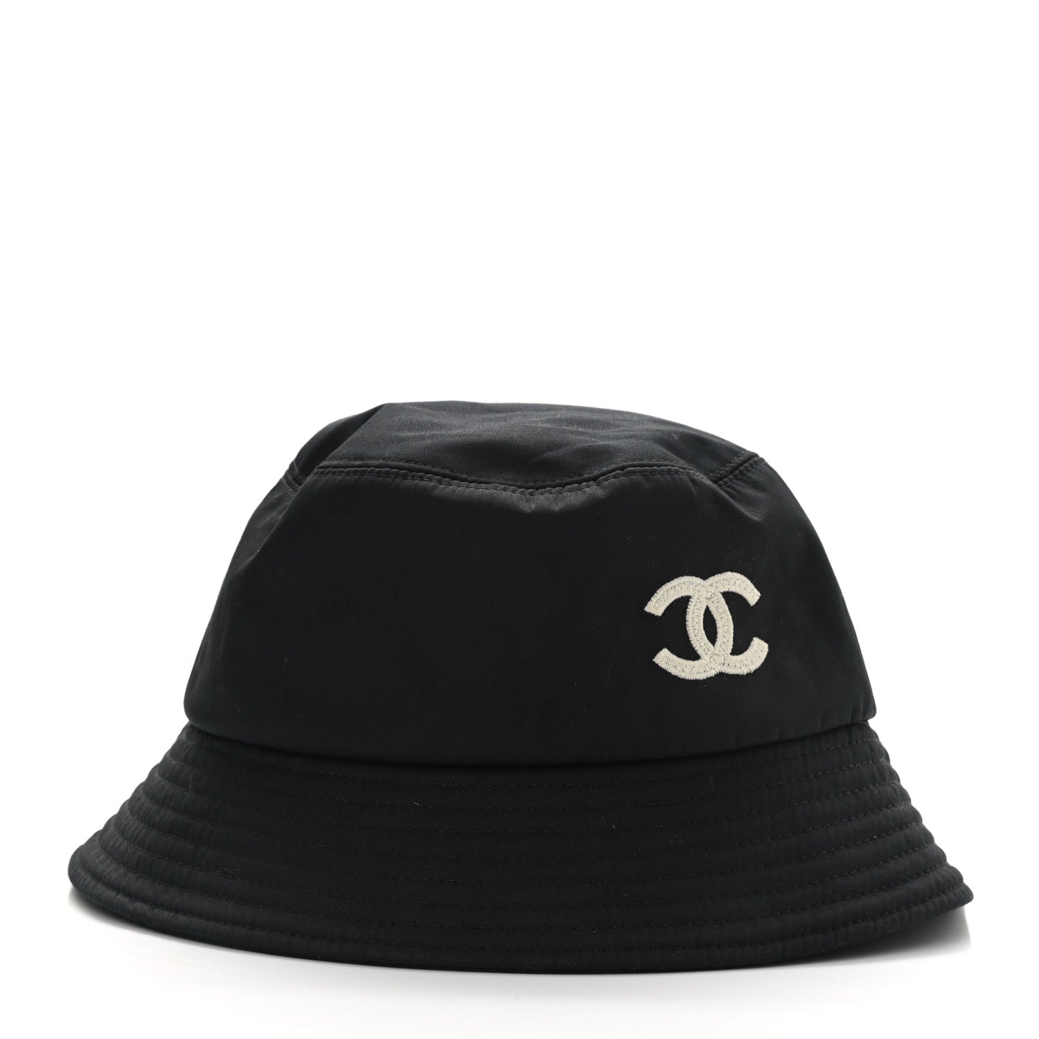 Chanel Cotton CC Bucket Hat L Black 3 of 10