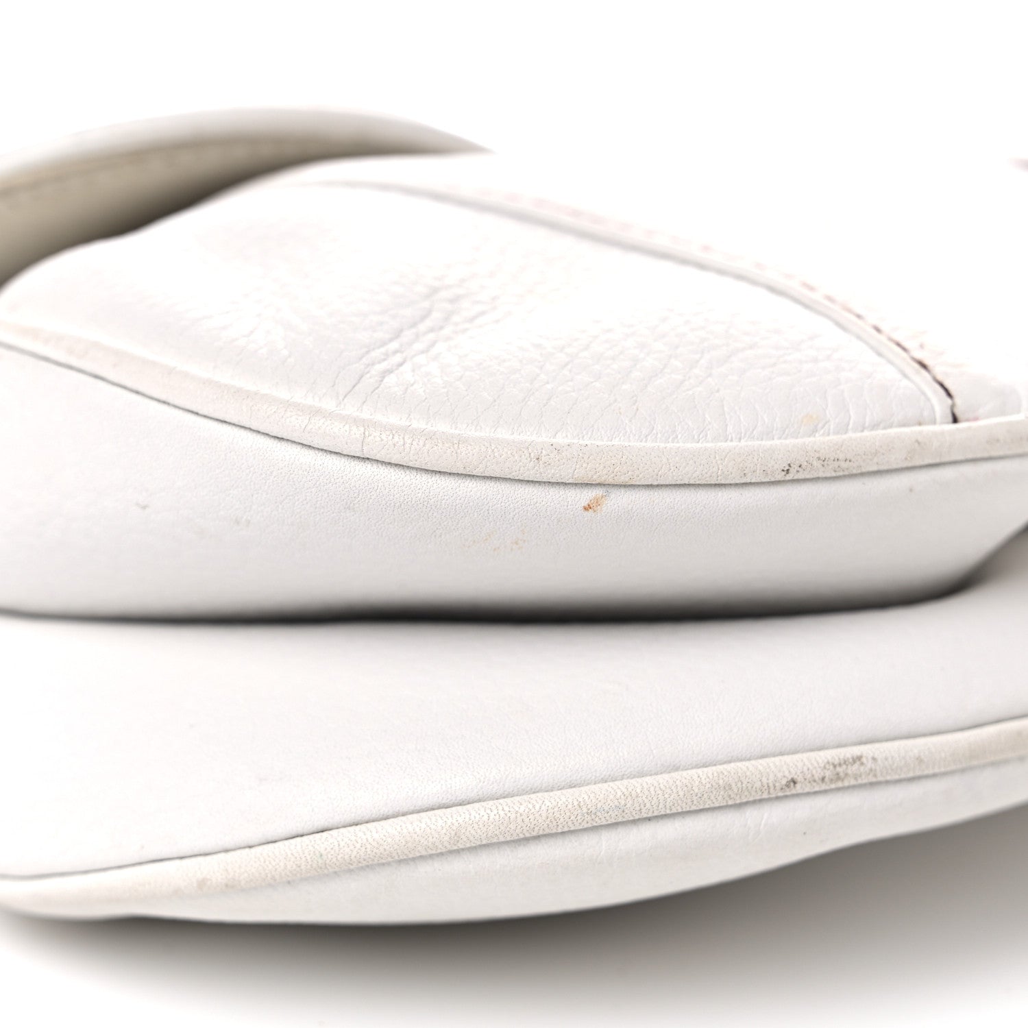 Christian Dior Calfskin Saddle Bag White 7 of 27