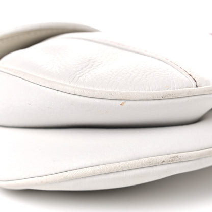 Christian Dior Calfskin Saddle Bag White 7 of 27