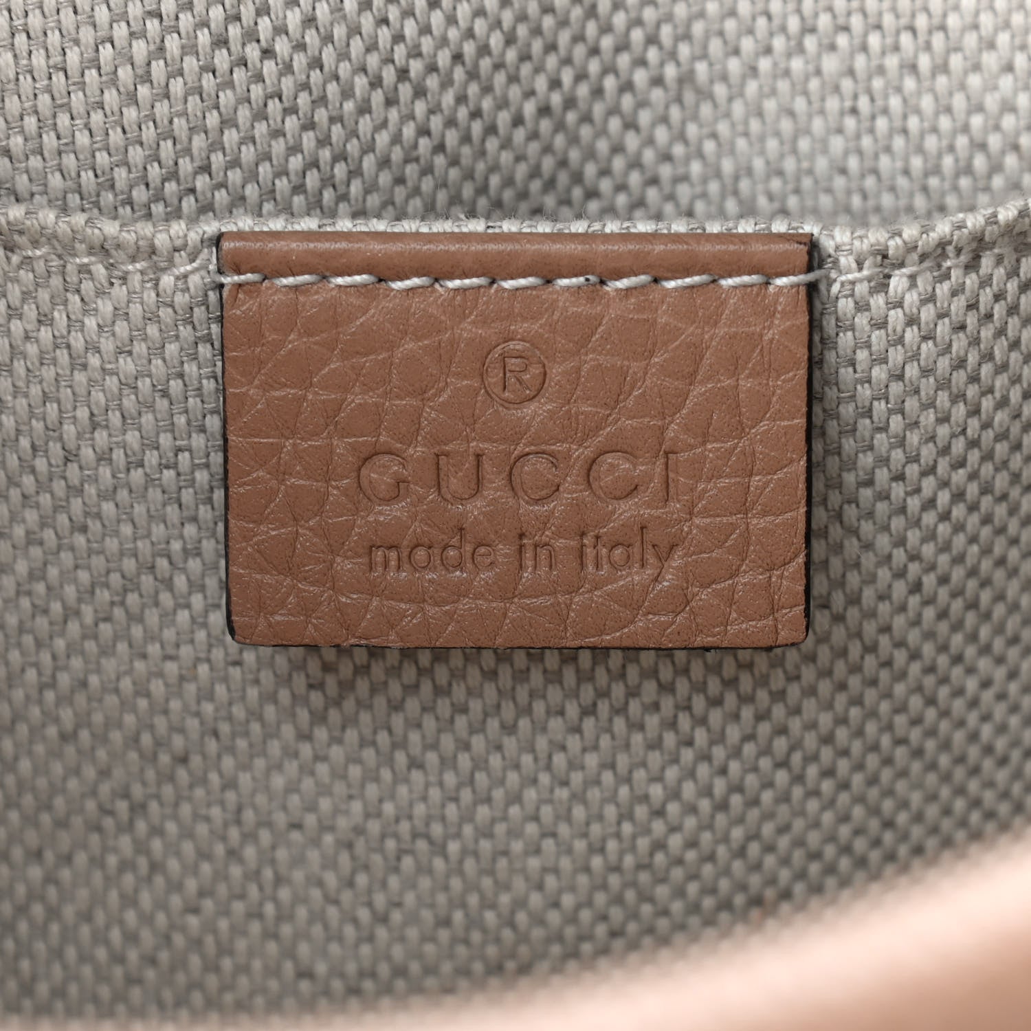 Gucci Pebbled Calfskin Small Soho Disco Bag Camelia 8 of 9