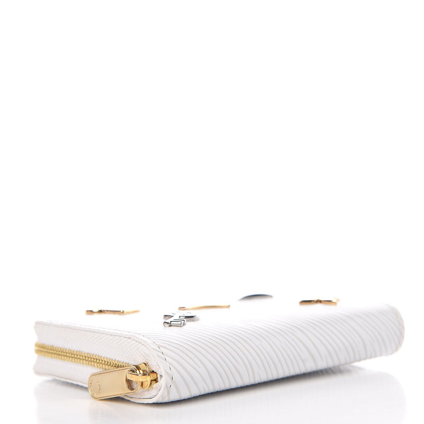 Epi Love Lock Zippy Coin Purse White