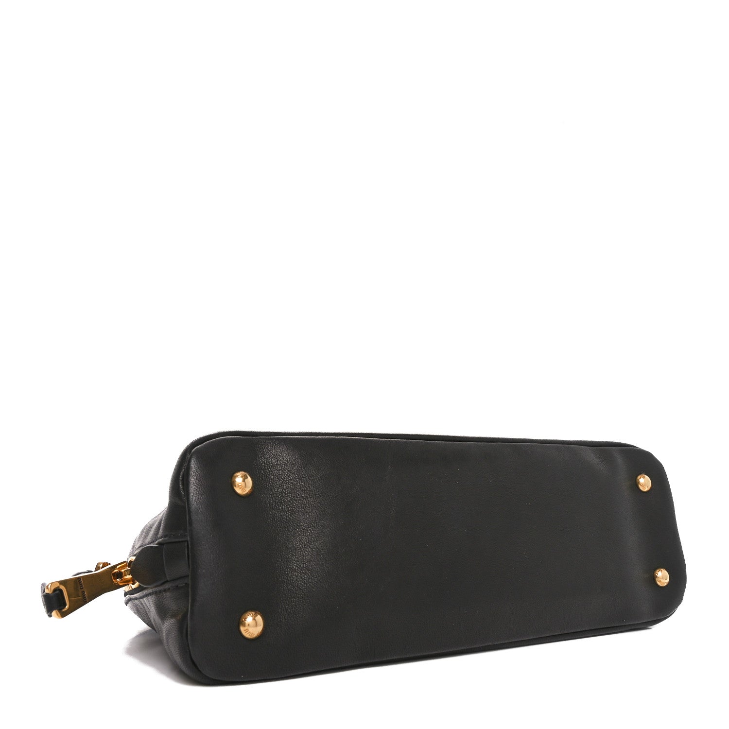 Miu Miu Nappa Aviator Regular Aventure Bag Black 1707413