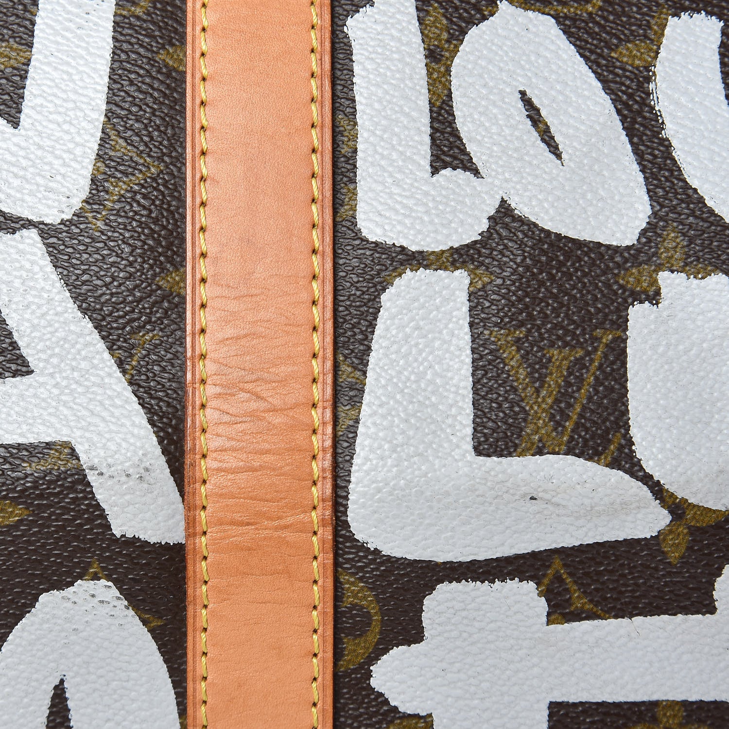 Louis Vuitton Graffiti Keepall 50 Silver 27 of 28