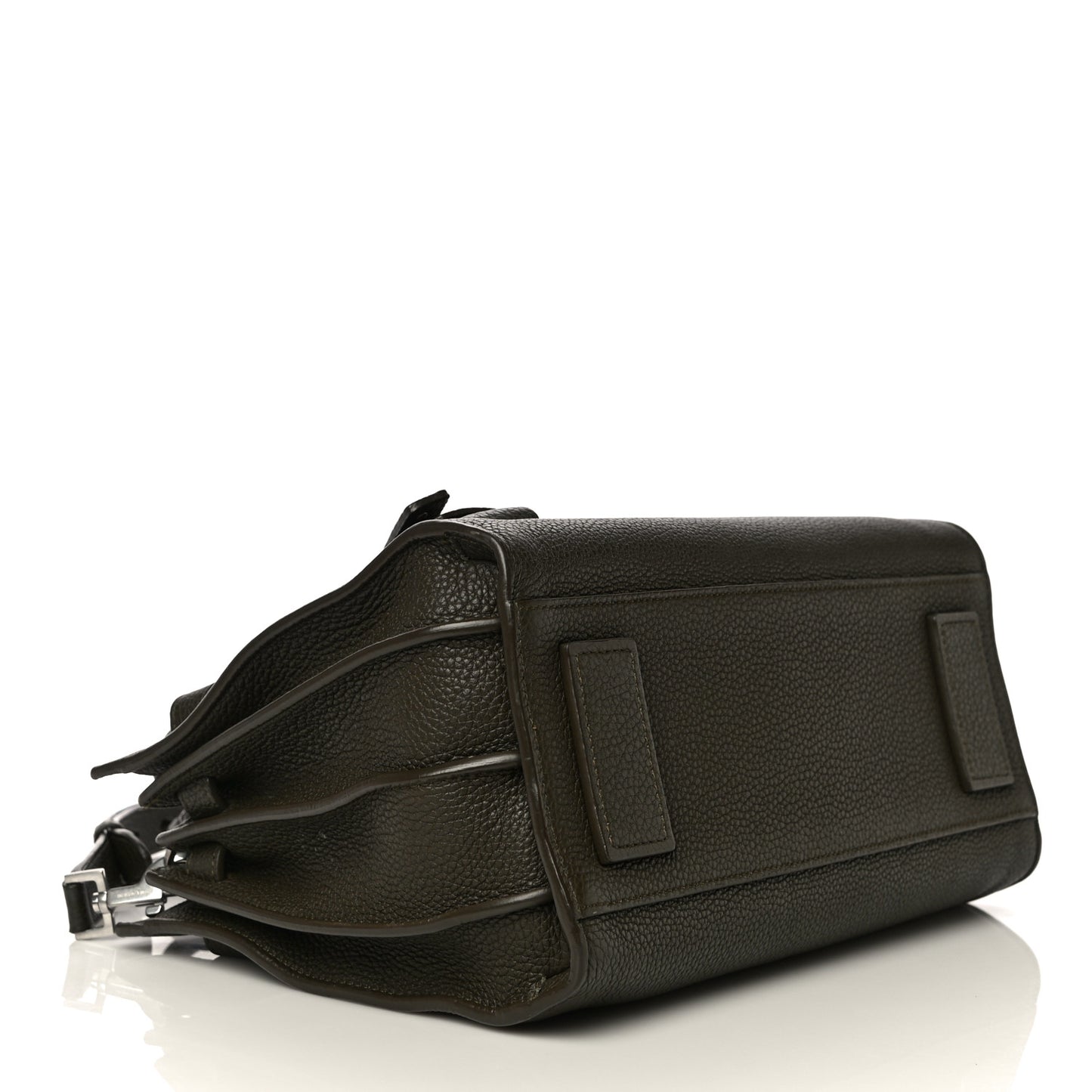 Grained Calfskin Baby Sac De Jour Souple Earth