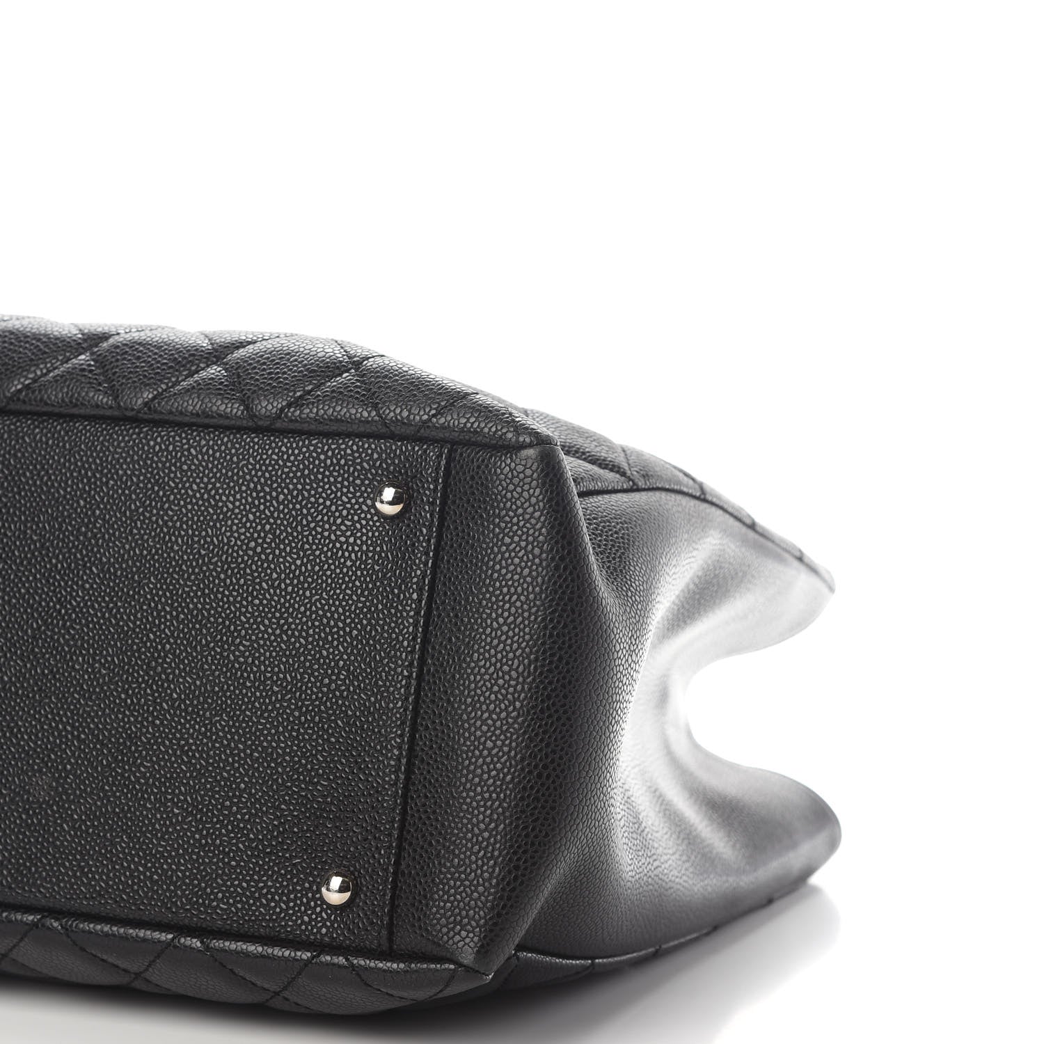 Chanel Caviar Quilted XL Grand Shopping Tote GST Black 9 of 10