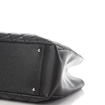 Chanel Caviar Quilted XL Grand Shopping Tote GST Black 9 of 10