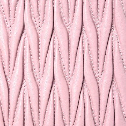 Miu Miu Nappa Matelasse Shoulder Bag Alabastro 17 of 20