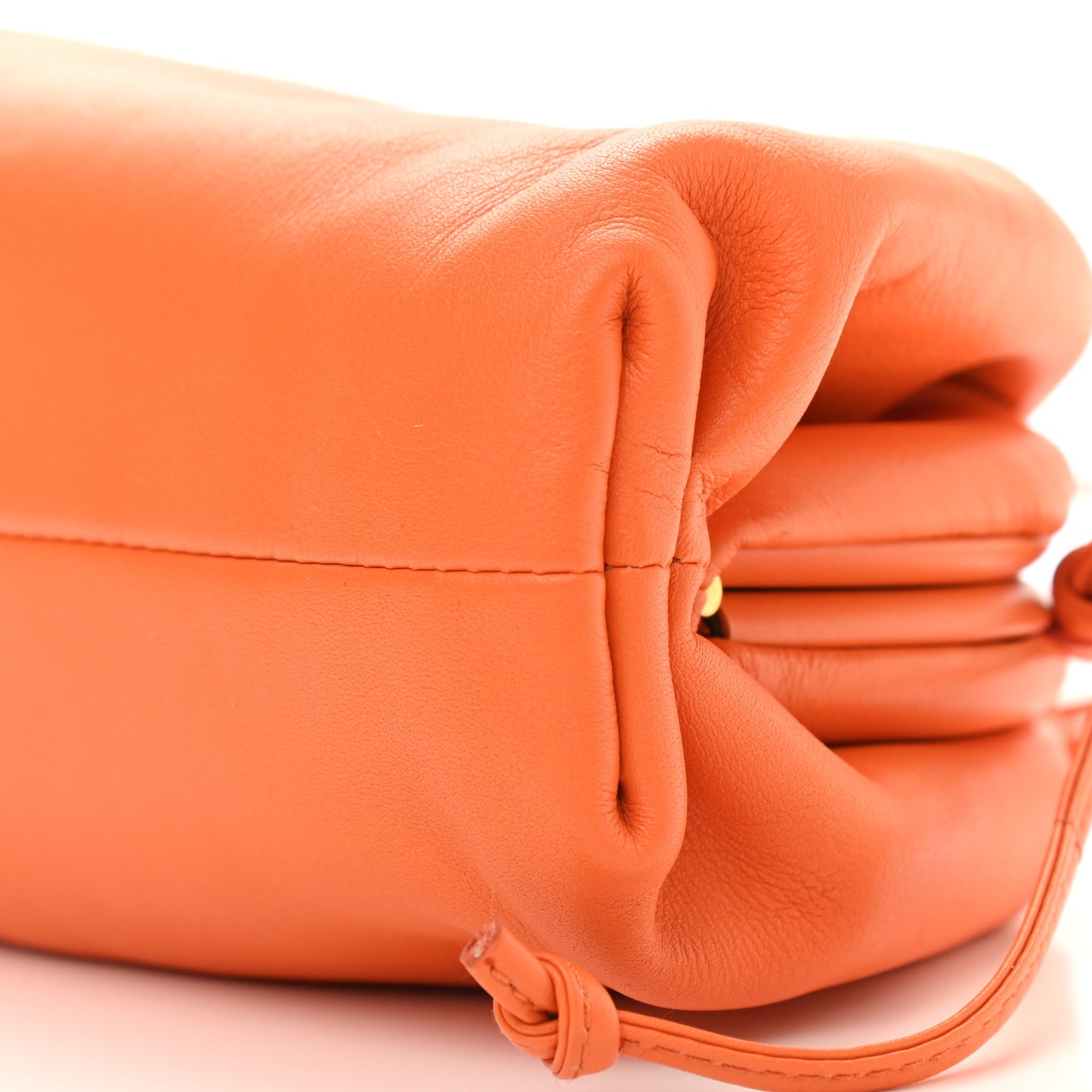 Butter Calfskin The Mini Pouch Light Orange