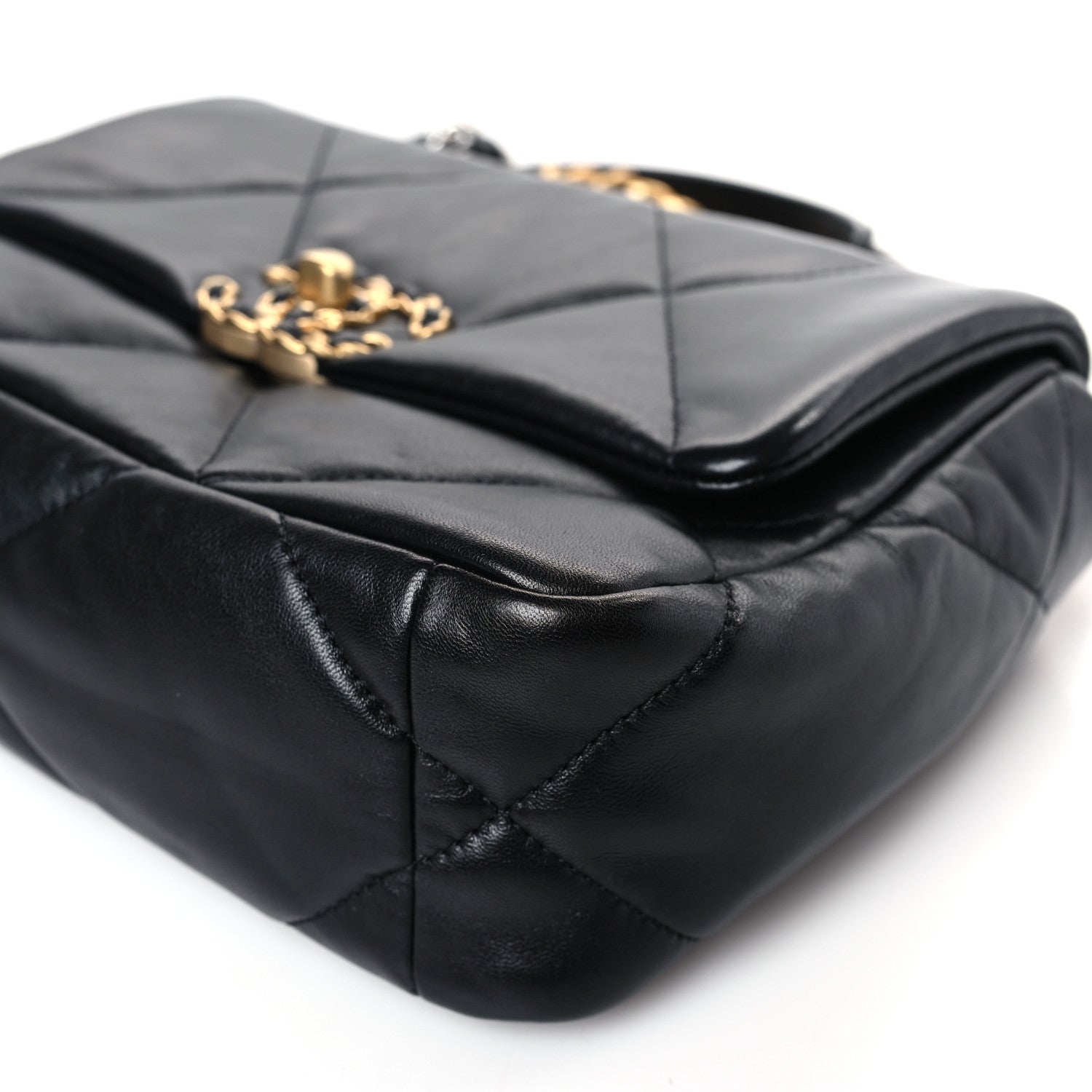 Chanel Lambskin Quilted Medium Chanel 19 Flap Black 8 of 8