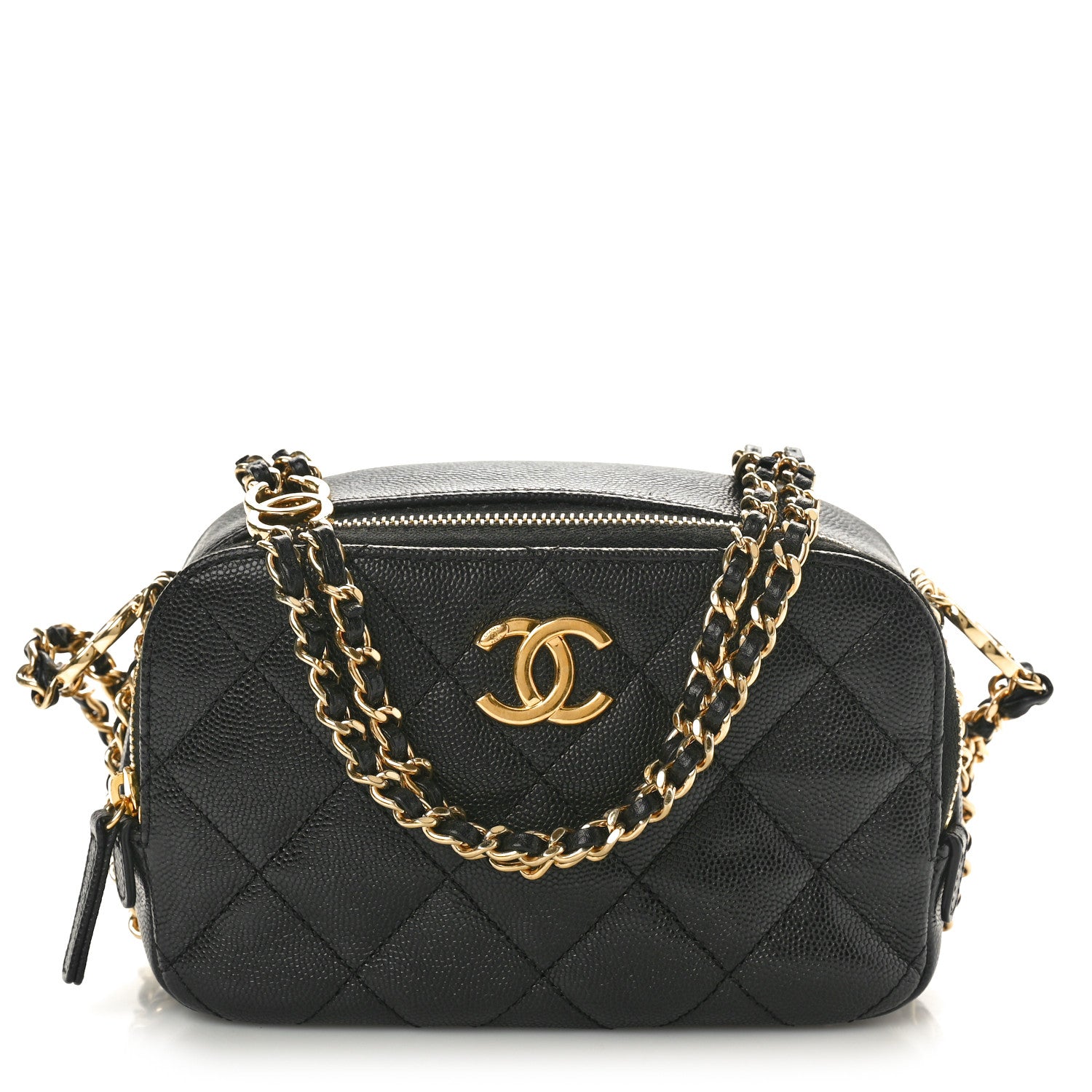 Chanel Caviar Quilted Mini CC You Camera Case Black 1 of 10