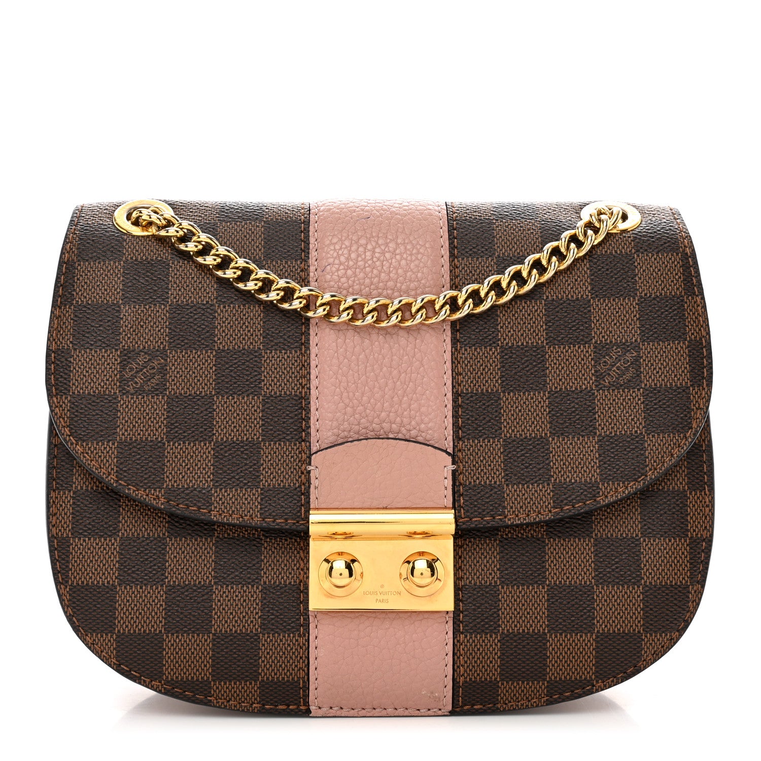 Louis Vuitton Damier Ebene Cuir Taurillon Wight Magnolia 1 of 11