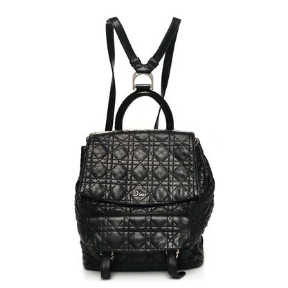 Christian Dior Lambskin Cannage Large Stardust Backpack Black 1 of 11