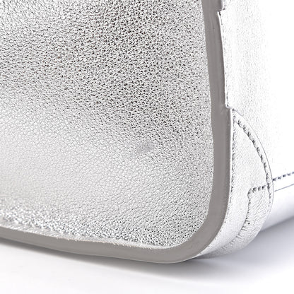 Celine Laminated Lambskin Nano Luggage Silver 12 of 13
