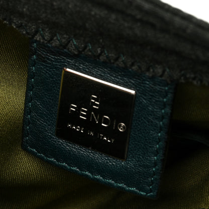 Fendi Jersey Baguette Green 6 of 9