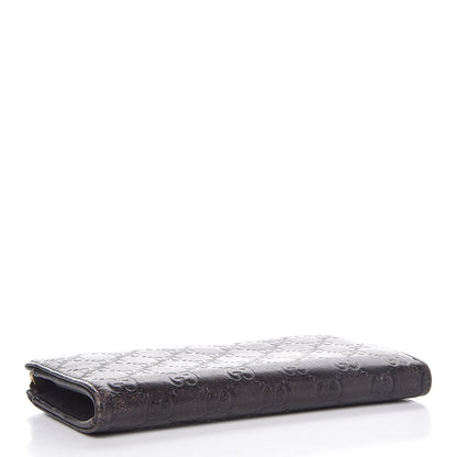 Gucci Guccissima Vitello Tender Donna Long Wallet Testa di Moro 4 of 12